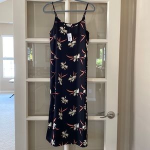 NWT J CREW DRESS FLORAL HAWAIIAN PRINT ORCHARD STRAPS SLEEVELESS